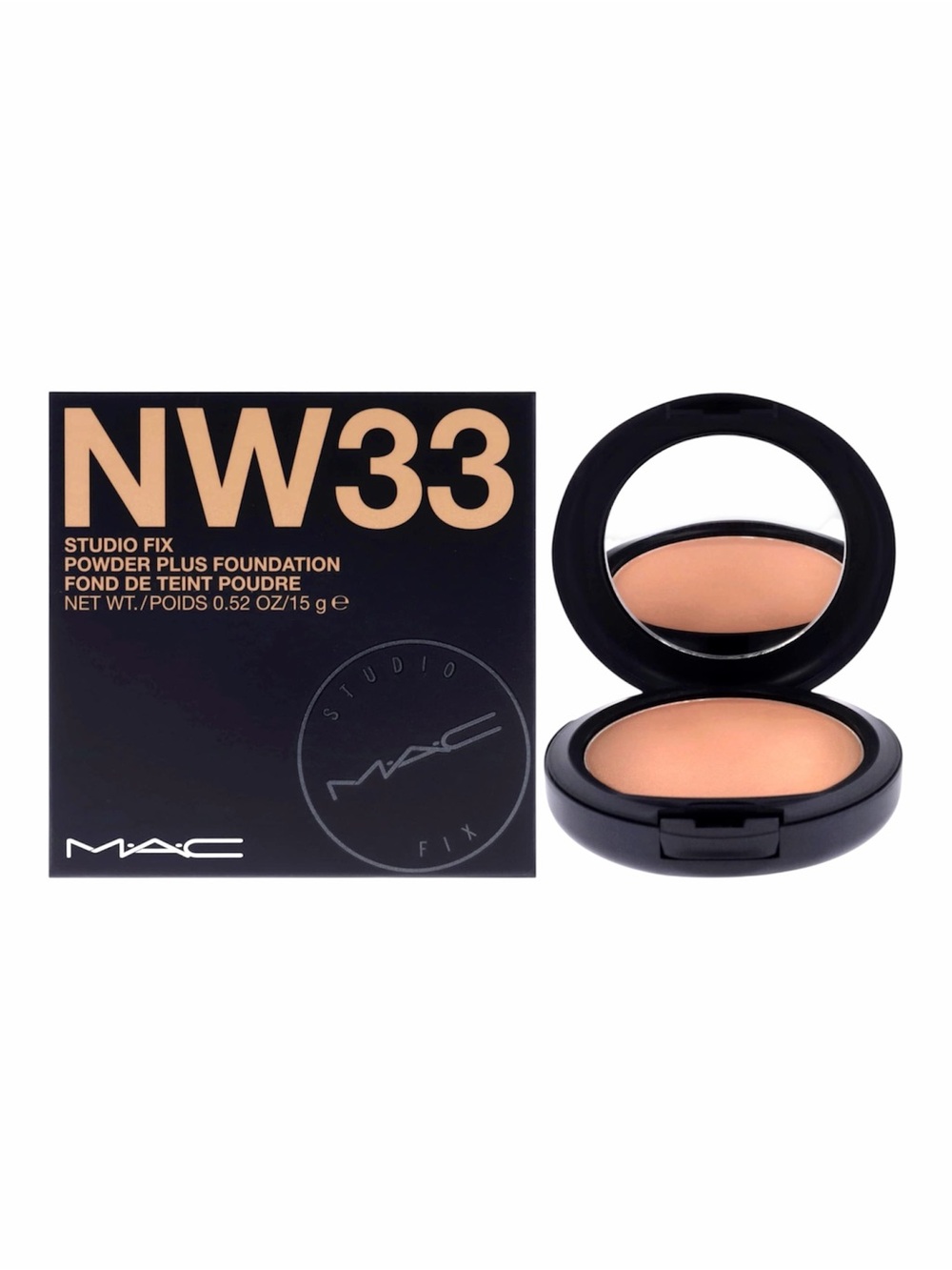 MAC Cosmetics Studio Fix Powder Plus Foundation -NW33- [ORIGINAL FORMULA] NEW